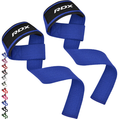 RDX Cinghie da polso per sollevamento pesi 5MM Neoprene imbottito Anti S