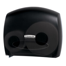 Dozownik papieru toaletowego Kimberly-Clark Professional Jumbo Roll (09507) z rolką zastępczą, czarny, 16,0"" x 13,88"" x 5,75"" (1 szt.)