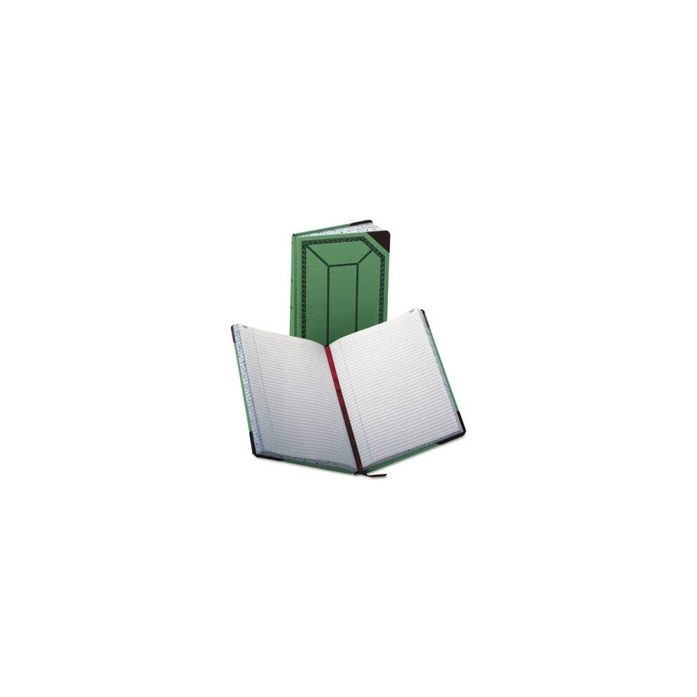 Photos - Notebook Record/Account Book Record Rule Green/Red 300 Pages 12 1/2 x 7 5/8 6718300R