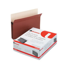 5 1/4 Inch Expansion File Pockets Straight Tab Letter Redrope/Manila 10/Box