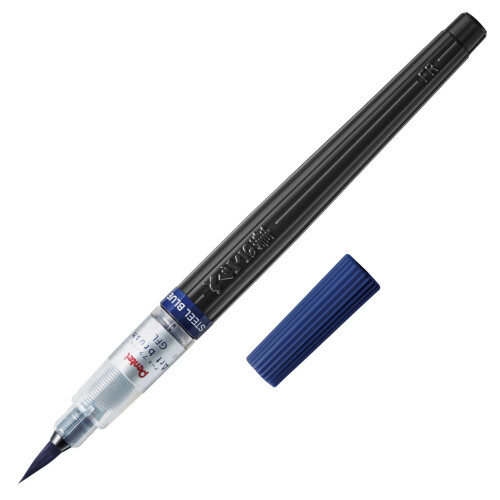 Pentel Πέντελ Καλλιτεχνικό Πινέλο Χάλκινο Μπλε XGFL-117