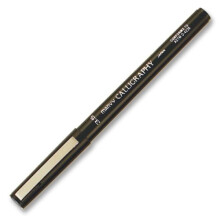 Pennarello per calligrafia Marvy - Punta: 3,5 mm - Colore inchiostro: nero - Colore corpo: nero - 1 pezzo