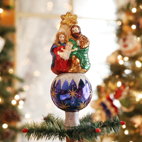 Πνευματικά Δώρα Χριστουγέννων Old World Christmas Γυάλινα στολίδια για Δέντρο Γέννησης 1