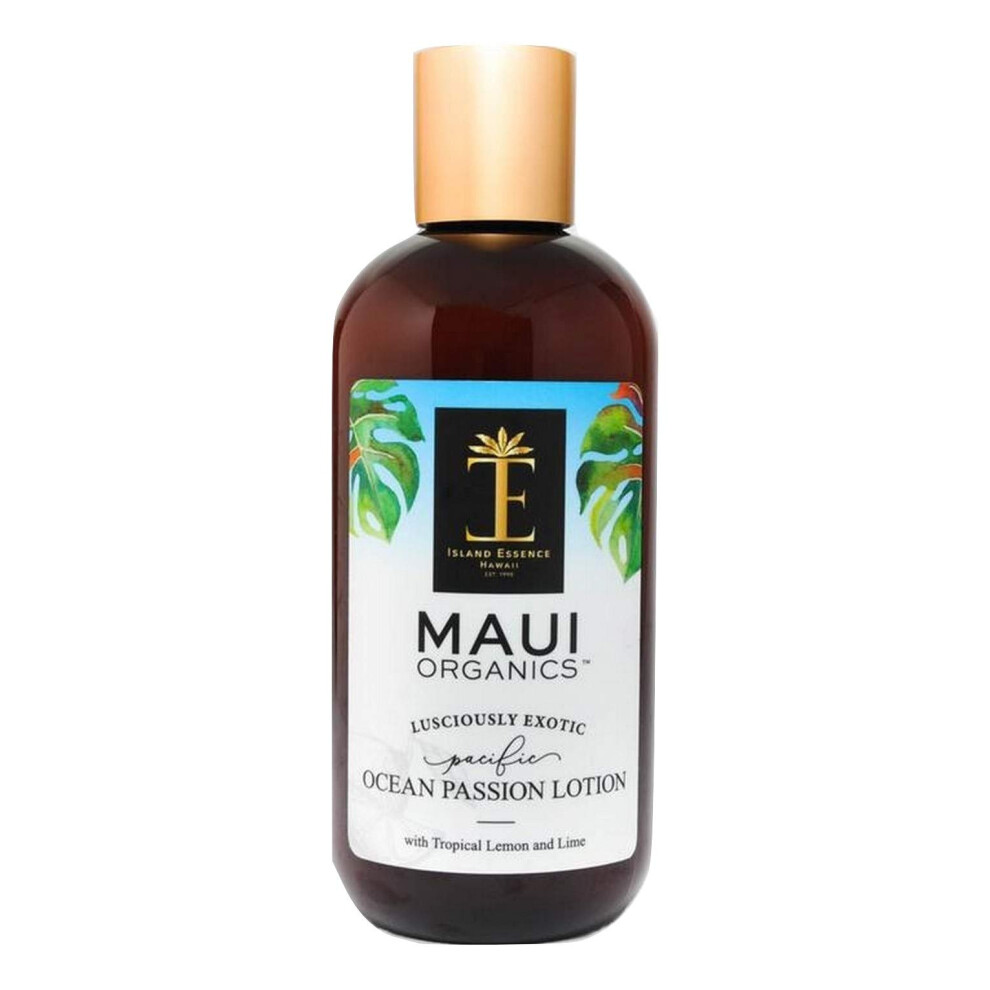 Maui Organics Intense Moisture and After Sun Lotion  Ocean Passion  8.5 Ounce