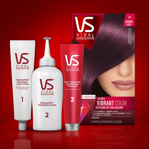 Vidal Sassoon Pro Series Permanent Hårfärg, 2 Svart, 1-Pack 1