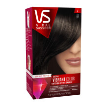 Vidal Sassoon Pro Series Permanent Hårfärg, 2 Svart, Förpackning med 1