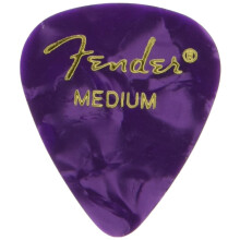 Fender Premium Celluloid Guitar Picks 351 Shape Purple Moto Medium 12-Pack