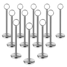 New Star Foodservice 23336 Ring-Clip-Tischnummernhalter/Nummernstnder/Tischkartenhalter, 20,3 cm, 12er-Set