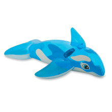 INTEX Lil' Whale Inflatable Pool Float: Animal Pool Toy for Kids - 2 Heavy-Duty Handles - 88lb Weight Capacity - 60 x 45 - for Ages 3+