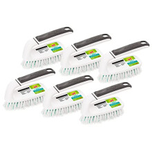 Scotch-Brite All Purpose Brush, For Tile Floors and Walls, Shower Doors, Tubs, Bathroom Fixtures, and More, 6 count