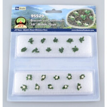 JTT Scenery Products Gartenpflanzen Brokkoli und Blumenkohl Hobby-Zuglandschaften im Mastab HO