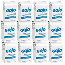 GOJO Lotionseife, Hautreiniger, 800 ml, Lotion, Handseife, Nachf  llpackung f  r GOJO 800 Serie Bag-In-Box-Seifenspender, 12er-Pack    9112-12, Rosa