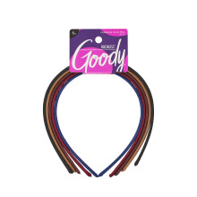 Goody Ouchless Classic Headband - 5 Count Assorted Colors - For All Hair Types - Beautiful Design for Instant Style - Pain-Free Hair Accessories for