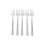 WNA 50 Count Reflections 4.2 Petite Plastic Tasting Fork  Silver 2