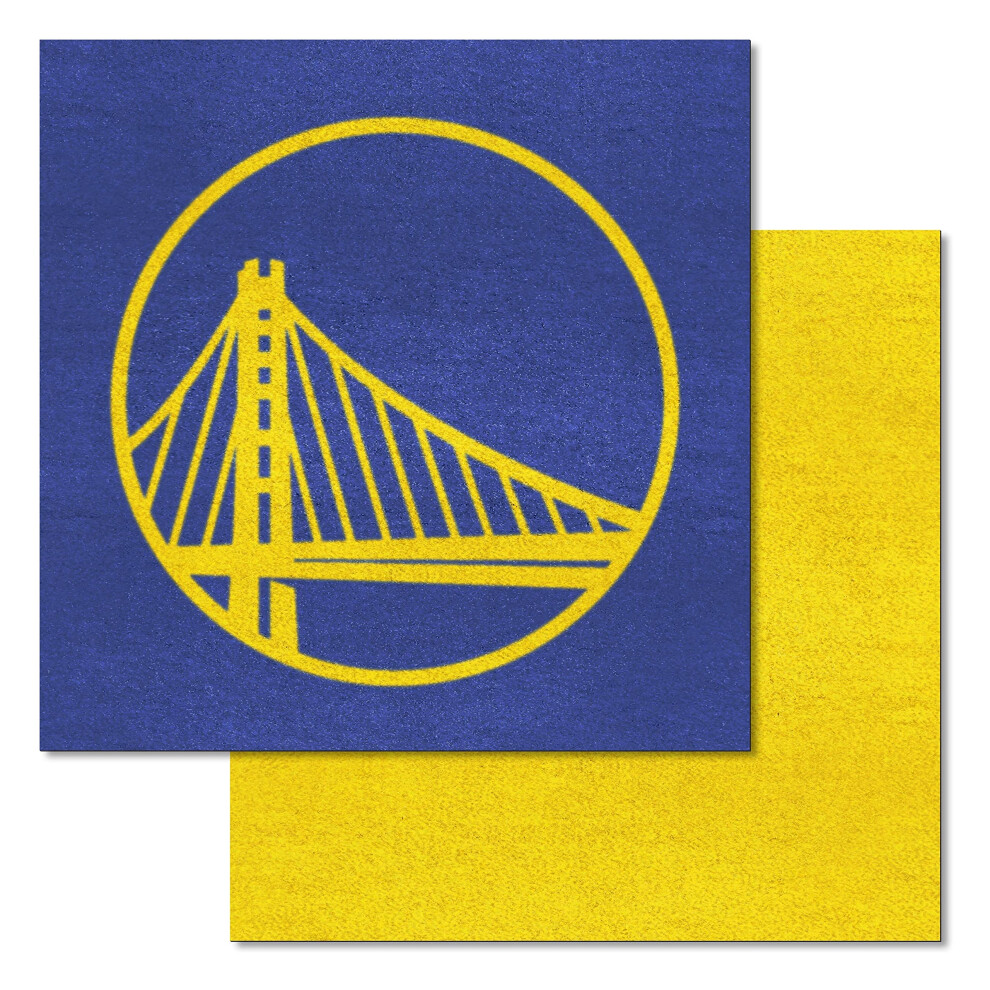 Fanmats 9270 Nba Golden State Warriors Nylon Tapijttegel-image
