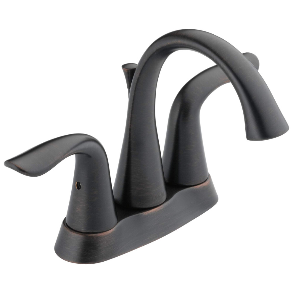 Photos - Tap Delta Faucet Lahara Bronze Bathroom Faucet Centerset Bathroom Faucet Diamond Seal Technology Metal Drain Assembly Venetian B 