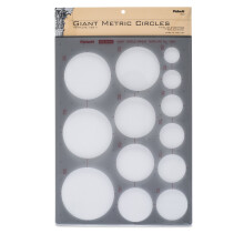 C rculos de c rculos m tricos gigantes Pickett faixa de 25 mm a 85 mm de di metro (1301i)