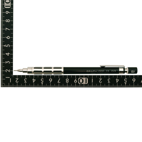 Pentel Pentel Mechanical Pencil  Graph 1000 CS  for Draft  0.3mm  Black (PG1003CS-A) 1