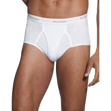 Hanes Ultimate męskie majtki Ultimate bez tagów z paskiem Comfortflex - wiele paczek i kolorów figi bielizna biały 7 paczek duży US