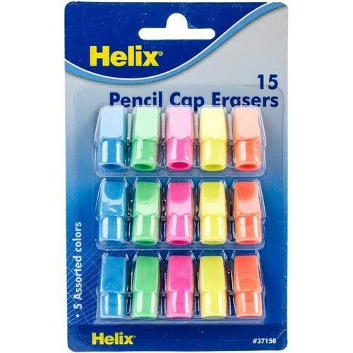 Maped Helix USA - Κλασικοί Γόμες για Μολύβια, 15-Pack - Χωρίς Λεκέδες - Ιδανικό για Μαθητές 2