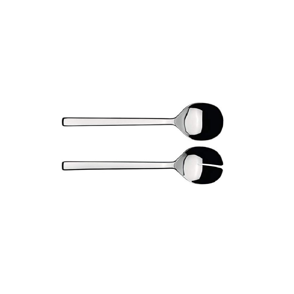 Alessi Ovale Salad Set One Size Silver