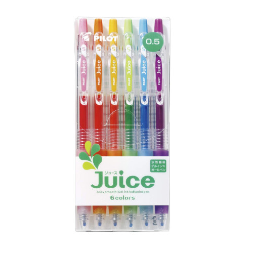 Pilot Pilot Juice Gel Μπλέντερ-0.5 mm-6χρώματα Standard