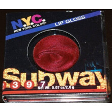 N.Y.C. lip gloss, 544A04 Subway, 0.07 Oz