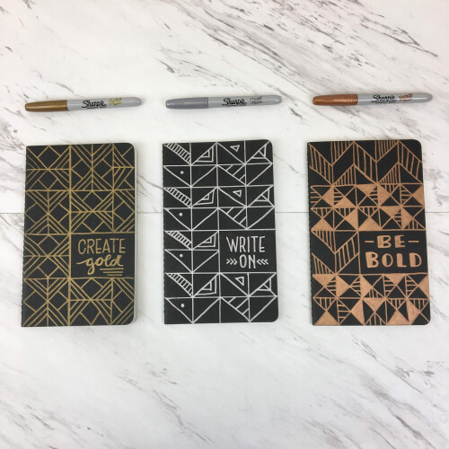 Sharpie Sharpie Μεταλλικός Μόνιμος Μάarker - Χρυσό/Ασημί/Χάλκινο (Συσκευασία 3 τεμ.) 2