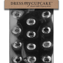 mbraca?i -mi cupcake ciocolata cu bomboane de ciocolata ovala piese umplute de 6