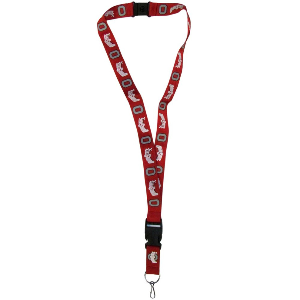 Ncaa Siskiyou Sports Fan Shop Ohio State Buckeyes Lanyard 21 Palcov Tmov Barva-image