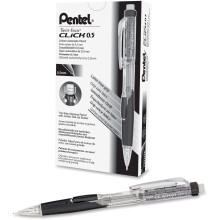 Pentel Twist-Erase Click -mekaaninen lyijykyn   , 2 lyijy   , 0,5 mm, uudelleent   ytett   v   , l   pin   kyv   , musta runko