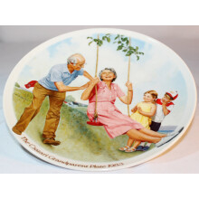 Bunicii Csatari Plate the Swinger 1983 Knowles Fine China