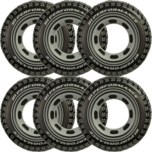 Intex Inflatable 36" Giant Tire Tubes for Swimming Pool/Lake/Ocean (6 Pack)