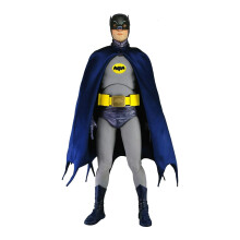 Neca Batman Adam West Figurine d'action  l'chelle 1/4 de 45,7 cm avec emballage et Batcave de style dessin anim pour les enfants de plus de 14