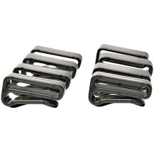 MSR Standard Strap Keeper Clips (8 Pack)  Black
