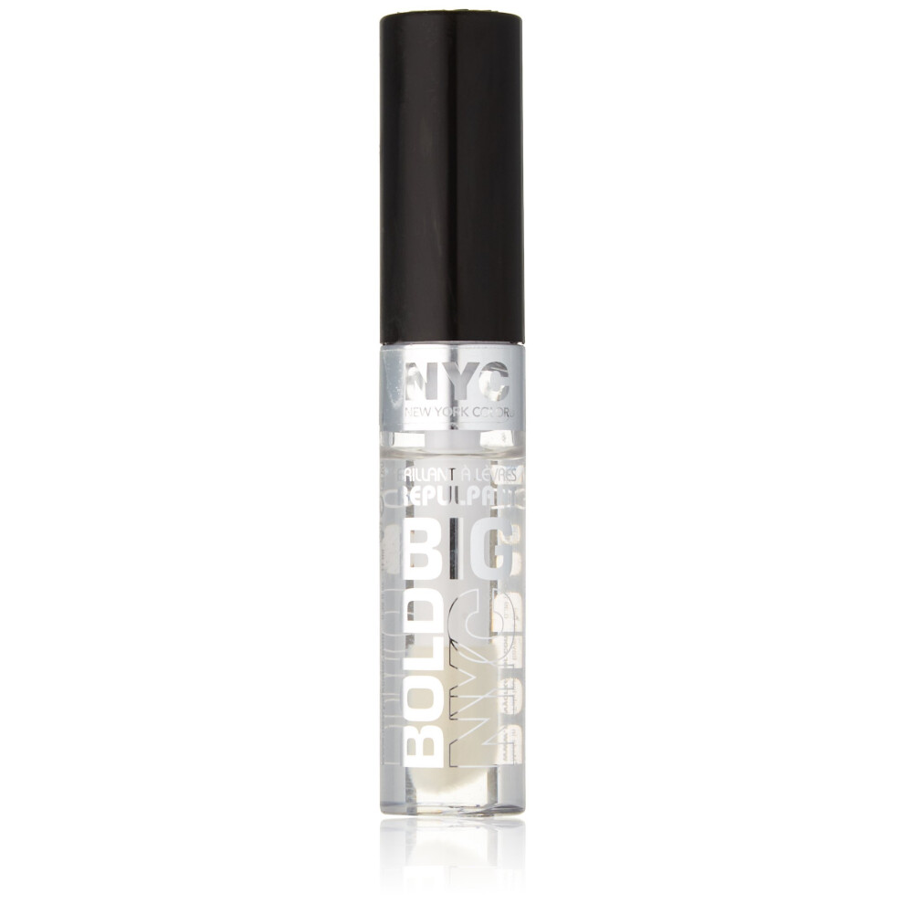 New York N.y.c. Color Big Bold Plumping And Shine Lip Gloss Big City Blush 0.39 Fluid Ounce