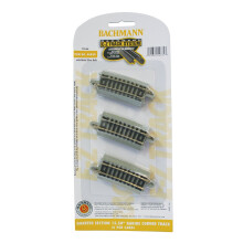 Binario curvo Bachmann Industries con raggio di 15,50"""" e sezione di un quarto (6/scheda) a incastro EZ Track in scala N