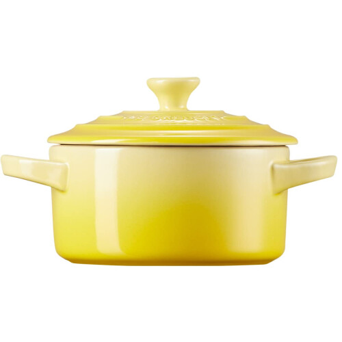 Le Creuset Le Creuset Στιβαρό Μίνι Στρογγυλό Cocotte, 8 oz., Soleil 1