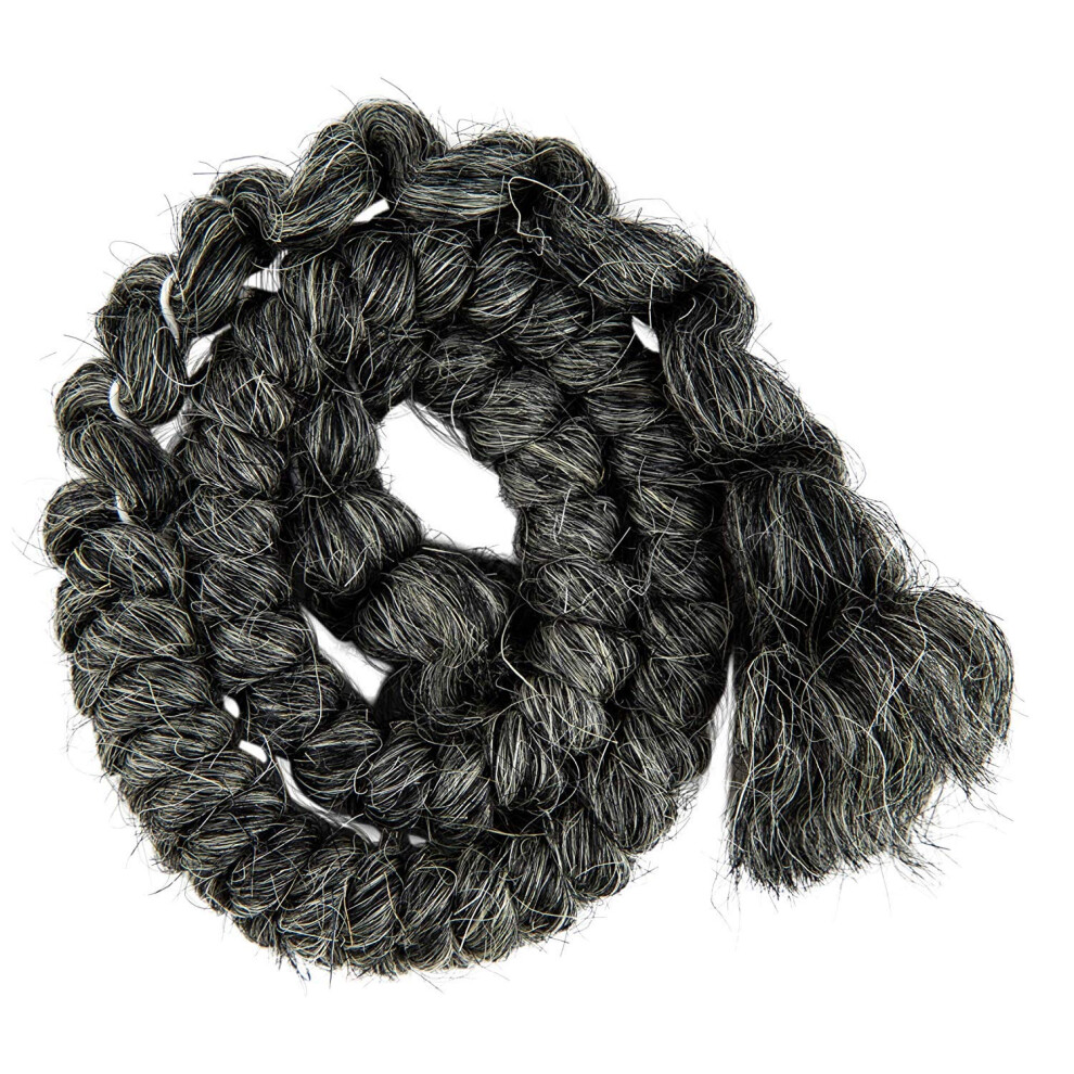 Mehron Crepe Hair Treccia Di 30 Cm - Dark Grey-image