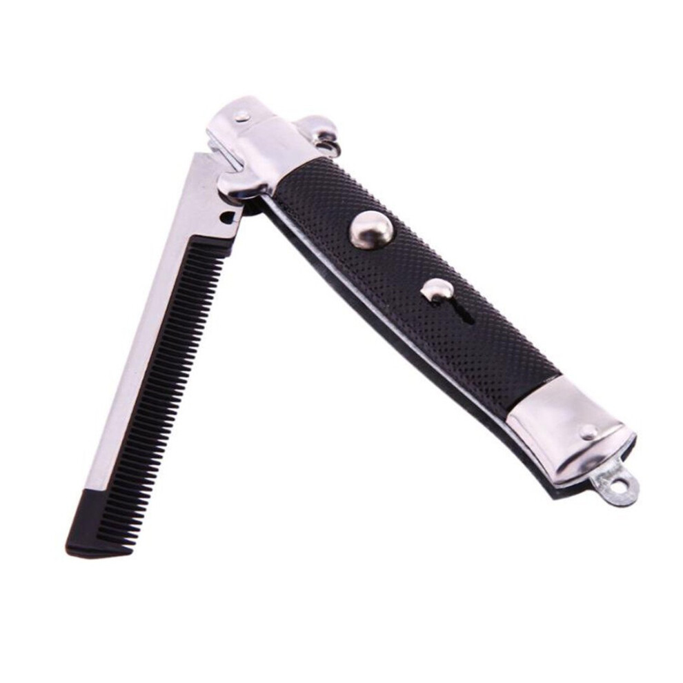 Rhode Island Novelti Unisex Novelty Push Button Folding Pocket Comb