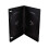 Maxtek 14mm Μαύρη Διπλή Θήκη DVD με Διαφανή Εξωτερική Θήκη, Συσκευασία 25 Τεμαχίων 1