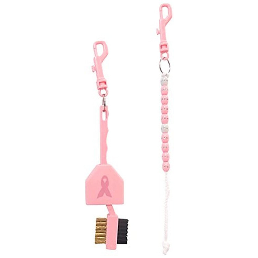 Rhinestone Golf Bead Score Counter & Utility Golf Brush Kit for Cancer Awareness-image-OPC-PFSXKBG-NEW