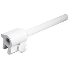 Prime-Line U 9835 3 In. Aluminium, Weiß Umkehrbarer Fenster-Schiebelock (Einzelpackung)