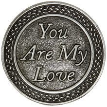 Cathedral Art (Abbey & CA Gift) PT468 You are My Love Pocket Token 1-Inch One Size Silver