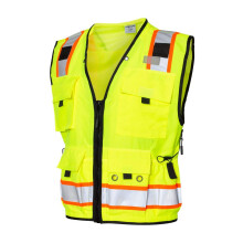 ML Kishigo Herren-Vermessungsweste mit hoher Sichtbarkeit, Klasse 2  Limette, 5XL, Modellnummer S5000