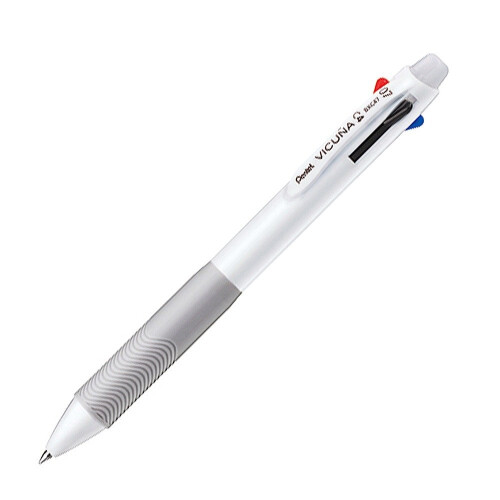 Pentel Στυλό Μπαλάκι Pentel Vicuna, Λεπτό, Μαύρο, Κόκκινο, Μπλε, Πράσινο, Λευκό (BXC47W)