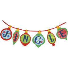 Dimensions Crafts Banner-Jingle mit Filzapplikation