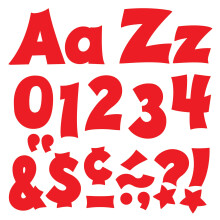 TREND Enterprises Inc. T-79803 Rote 10,2 cm groe freundliche Combo-Ready-Buchstaben