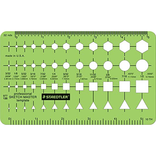 Staedtler Staedtler Mars-sjabloon Sketch Master 1