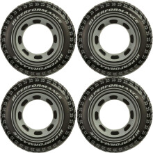 Intex Inflatable 36" Giant Tire Tubes for Swimming Pool/Lake/Ocean (4 Pack)
